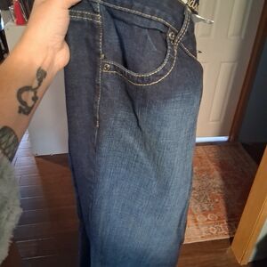 Harley-Davidson Dark Blue Denim with Gold Stitching